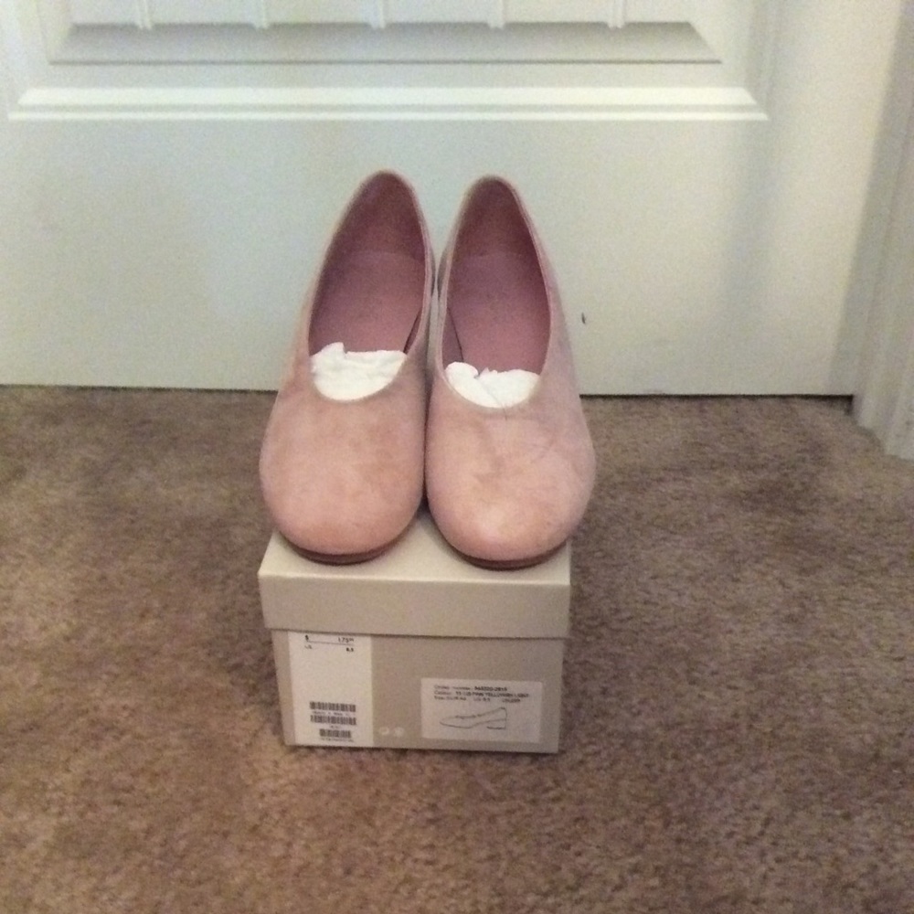 COS Pink Suede Heels
